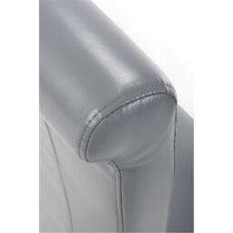 Shankar Set of 2 Krista Bonded Leather Grey Dining Chairs - thumbnail 5