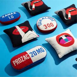 Jonathan Adler JonathanAdler Needlepoint Cushion - 45x45cm - thumbnail 6