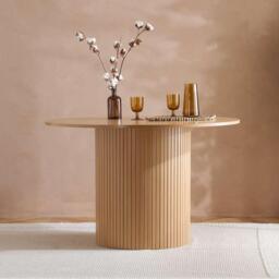 Birlea Axel Round Fluted Dining Table