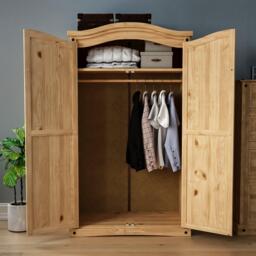 Lassic Vida Designs Corona 2 Door Wardrobe - thumbnail 4