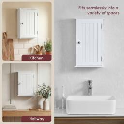 Lassic Bath Vida Priano 1 Door Wall Cabinet - thumbnail 7