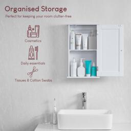 Lassic Bath Vida Priano 1 Door Wall Cabinet - thumbnail 3