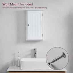 Lassic Bath Vida Priano 1 Door Wall Cabinet - thumbnail 5