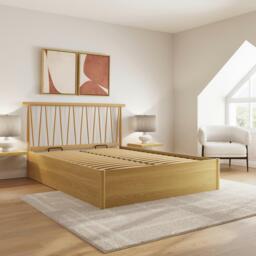 GFW Fusum King Spindle Ottoman Bed - thumbnail 5