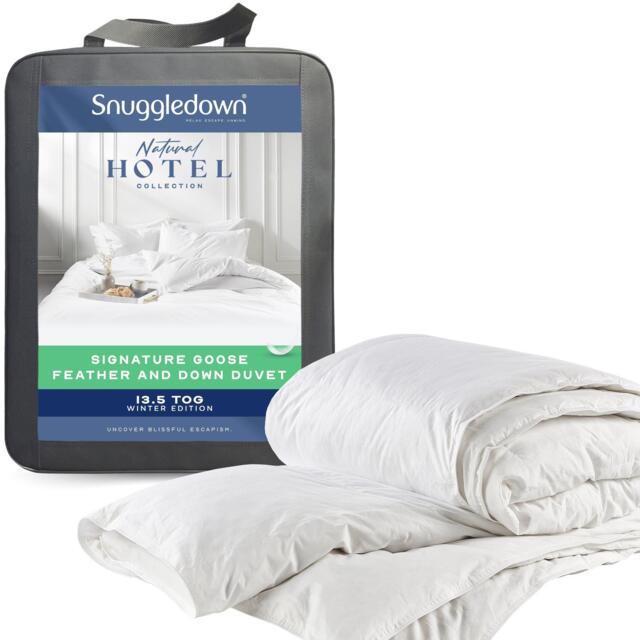 Snuggledown Goose Feather & Down 13.5 Tog All Seasons Duvet - image 1