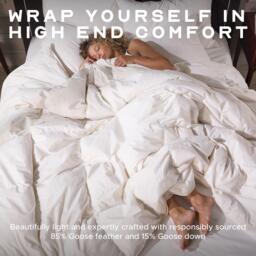 Snuggledown Goose Feather & Down 13.5 Tog All Seasons Duvet - thumbnail 2