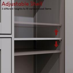 Lassic Bath Vida Priano 4 Drawer 1 Door Freestanding Unit - thumbnail 7