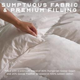 Snuggledown Hungarian Goose Down 4.5 Tog Duvet + 2 Pillows - thumbnail 4