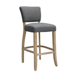 Kabinet UK Set of 2 Linen Bar Stool Bar Height - thumbnail 3