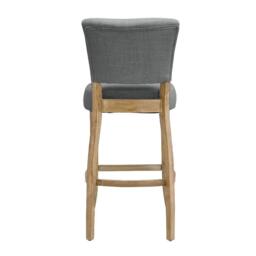 Kabinet UK Set of 2 Linen Bar Stool Bar Height - thumbnail 5