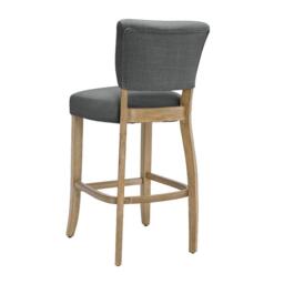 Kabinet UK Set of 2 Linen Bar Stool Bar Height - thumbnail 6