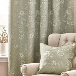 Wylder Sophia Floral Jacquard Eyelet Curtains - thumbnail 4