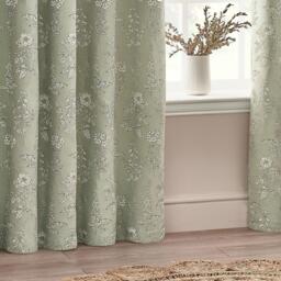 Wylder Sophia Floral Jacquard Eyelet Curtains - thumbnail 3