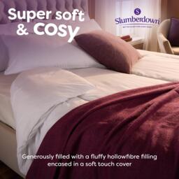 Slumberdown Feels Like Down 13.5 Tog Duvet 2 Rebound Pillows - thumbnail 6