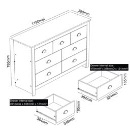 Jack Wills Lancaster Multi Chest of Drawers - thumbnail 6