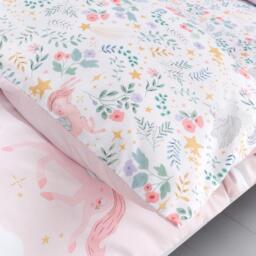 Catherine Lansfield Fairytale Unicorn Reversible Duvet Cover Set - thumbnail 4