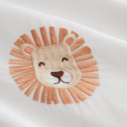 Catherine Lansfield Embroidered Lions Duvet Cover Set - thumbnail 4