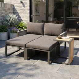 Urban Meuble Modular Garden Patio Furniture Lounge Set - thumbnail 4