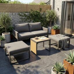 Urban Meuble Modular Garden Patio Furniture Lounge Set - thumbnail 3
