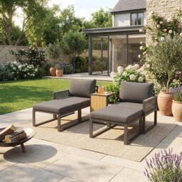 Urban Meuble Modular Garden Patio Furniture Lounge Set - thumbnail 2
