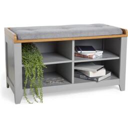 VonHaus VonHaus Shoe Storage Bench With Padded Seat - thumbnail 7