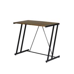 FurnitureR Computer Desk Black Metal Frame Writing Table - thumbnail 6