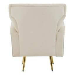 Fifty Five South Hayley Natural Velvet Armchair - thumbnail 3