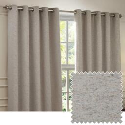 Paoletti Galaxy Fully Lined Chenille Eyelet Curtains - thumbnail 7