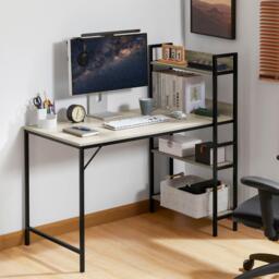 Lassic Vida Designs Brooklyn Computer Desk With 3 Shelves