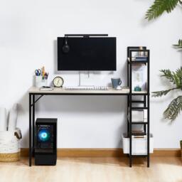 Lassic Vida Designs Brooklyn Computer Desk With 3 Shelves - thumbnail 3