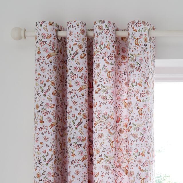 Catherine Lansfield Enchanted Butterfly Reversible Eyelet Curtains - image 1