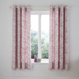 Catherine Lansfield Enchanted Butterfly Reversible Eyelet Curtains - thumbnail 2