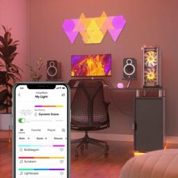 Nanoleaf Shapes Triangles Starter Kit - 15 Pack - thumbnail 4