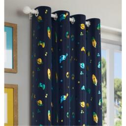 Enhanced Living Infinity Room Darkening Childrens Eyelet Curtains - thumbnail 2