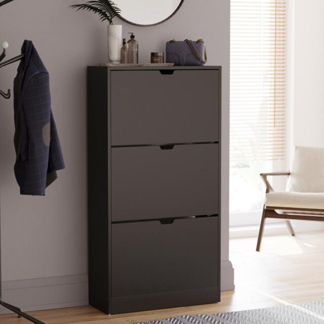 Lassic Vida Designs 3 Drawer Shoe Cabinet (Handless) - image 1