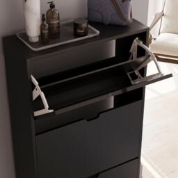 Lassic Vida Designs 3 Drawer Shoe Cabinet (Handless) - thumbnail 4