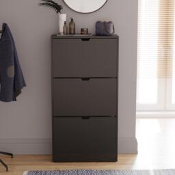 Lassic Vida Designs 3 Drawer Shoe Cabinet (Handless) - thumbnail 3