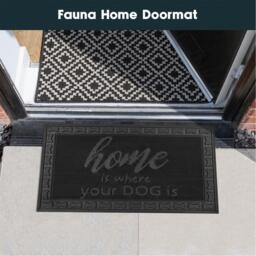 JVL Fauna Home Rubber Scraper Doormat
