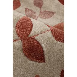 Homemaker Newport Leaf Rug Terracotta - thumbnail 5