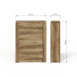 GFW Canyon Oak Shoe Cabinet - thumbnail 8