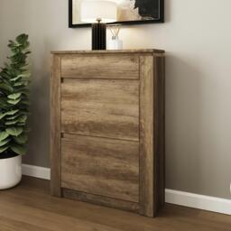 GFW Canyon Oak Shoe Cabinet - thumbnail 2