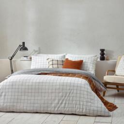 Yard Howarth Check Reversible Duvet Set - thumbnail 1