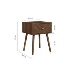 Birlea Herringford 1 Drawer Bedside - thumbnail 7
