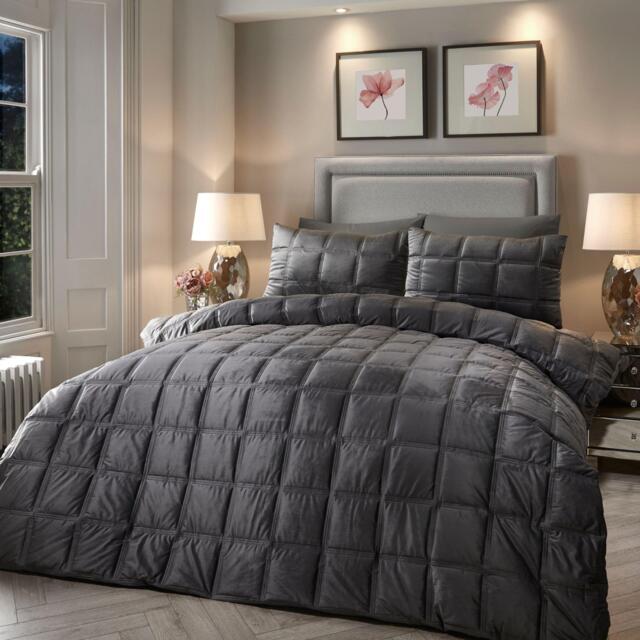 Soiree Brighton Square Duvet Cover Set in Navy - image 1