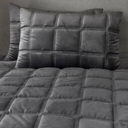 Soiree Brighton Square Duvet Cover Set in Navy - thumbnail 3
