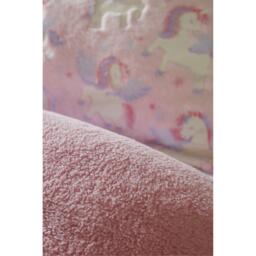 Homelife Glow In The Dark Unicorn Teddy Fleece Duvet Set - thumbnail 3