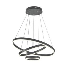 Kabinet UK Modern 3-Ring Aluminum Round Hanging LED Pendant - thumbnail 3