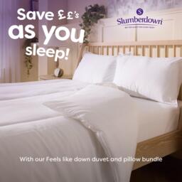 Slumberdown Feels Like Down Medium Pillow - thumbnail 6