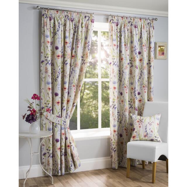 Sundour Hampshire Floral Pencil Pleat Curtains - image 1