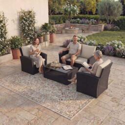 Lassic Garden Vida Mylor 4 Seater Rattan Set - thumbnail 6